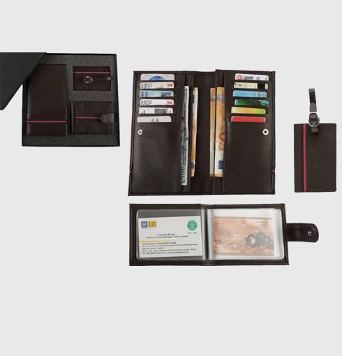 Travel Wallet, Luggage Tag and Business Card Case