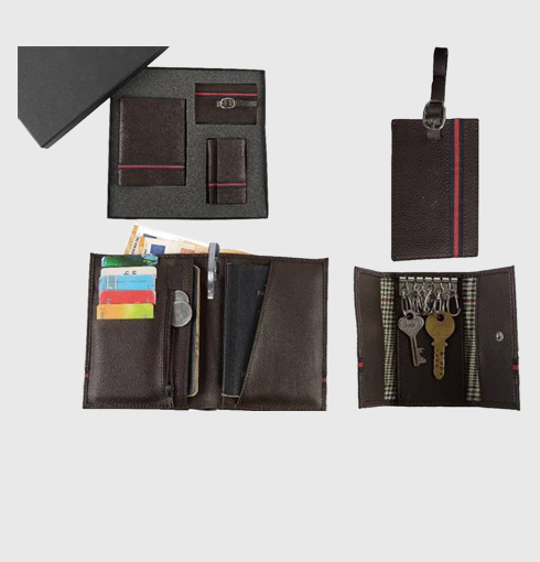 Travel Wallet, Key Pouch and Luggage Tag