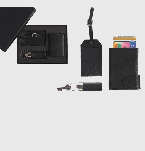Luggage Tag, Key Holder & RFID Wallet