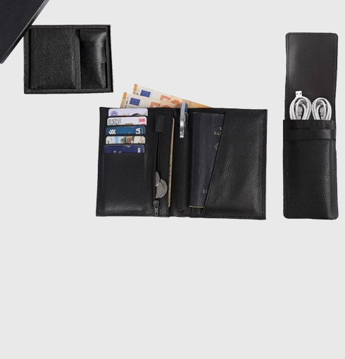 Travel Wallet & Cable Case