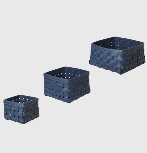 Leather Basket
