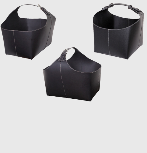 Leather Basket
