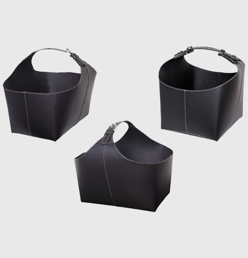 Leather Basket
